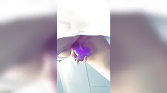 mikki951 bitch drummed with glass dick