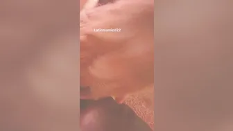 latinmamicd22 black-haired bitch passionately masturbates cunt