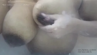 irlmommy23 black haired babe puts big tits