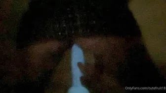 cutefruit18 black-haired beauty inimitably caresses herself