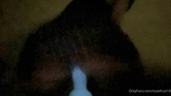 cutefruit18 black-haired beauty inimitably caresses herself