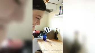 elfgirltalia gorgeous teen doll caresses big tits