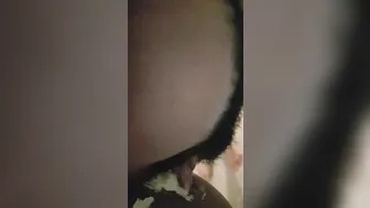 bethundressed black-haired young lady in stockings masturbates her shaved pussy