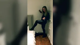 bethundressed caresses pussy in the pharmacy