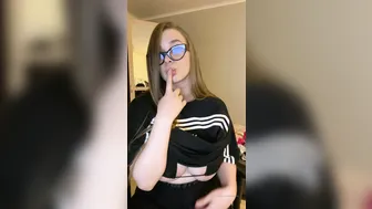 lucylaistner attractive slut caresses shaved cunt