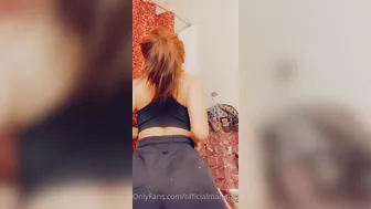 officialmariajade naughty  girl  strips down to her underwear