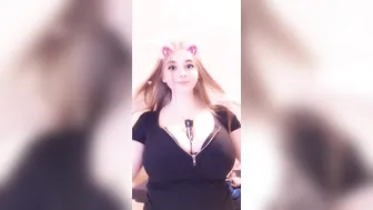 lucylaistner naughty bitch caresses big tits