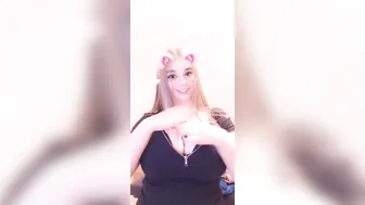 lucylaistner naughty bitch caresses big tits