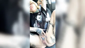 officialtatted421 lustful skin jerks off shaved cunt