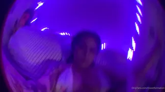 moonformation openwork babe turns with juicy tits