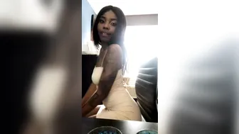 niiathefreak classy chick strips and caresses her cunt