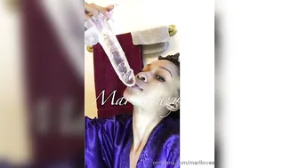 marilovee exquisite bitch indulges with a toy