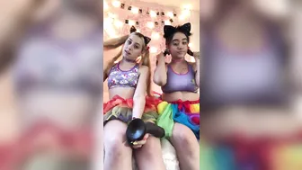 melodyparker69 a duet of sluts plays with a rubber doll
