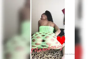 marilovee babe in stockings fucks both holes