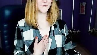 brightl1ght Charming girl having fun with sex toy