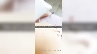 lindarainbow takes off her panties