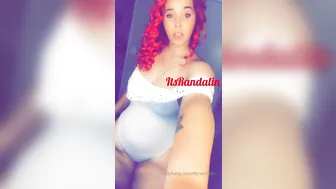 itsrandalin cute blonde erotically posing in stockings