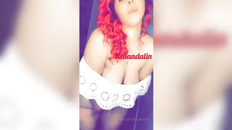 itsrandalin cute blonde erotically posing in stockings