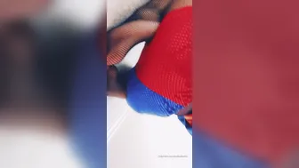 hempresskc sucks rubber penis