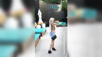 frankiejadetv thick slut caresses  tits