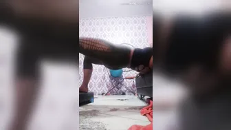 kamallababe stunning slut dabbles with dildo