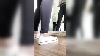 lil buxom cutie is played with dildo