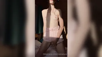 irainature lustful woman fucks vagina with phallus