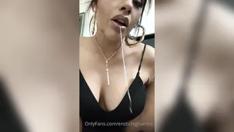 erotichigharchs graceful female admires beautiful tits