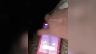 bangerbuddy busty slut jerks off and cums