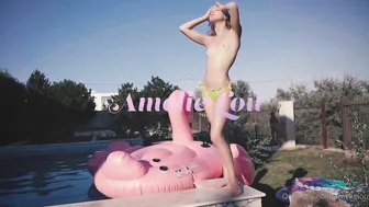 amelielou black-haired prank masturbates with a vibrator