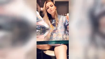 Sia Siberia Juicy brunette fucks both holes hard
