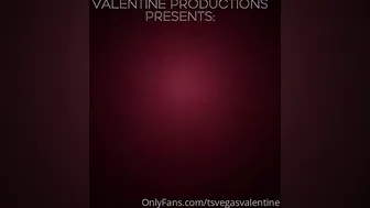 tsvegasvalentine impressive passion masturbates both holes