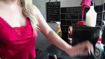 Penny Lee crazy chick fondles her cunt by hand