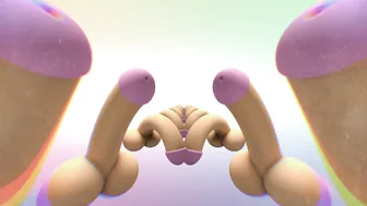 DumpsterFireDahlia pleasant babe touches sexual lips with fingers