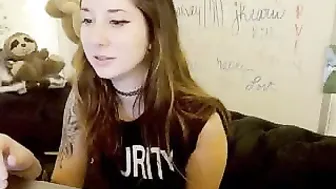 sluttypotato_ charming bitch jerks pussy and cums