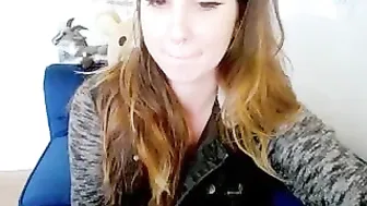 sluttypotato_ elegant slut caresses shaved pussy