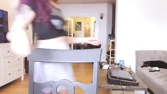 sluttypotato_ gorgeous babe dancing striptease