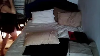 kgn2 busty slut caresses shaved pussy