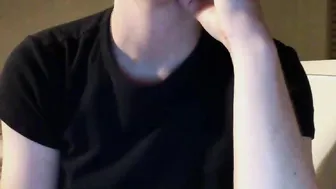 b_leable skinny nipple pulls pussy with fingers