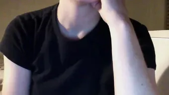 b_leable skinny nipple pulls pussy with fingers