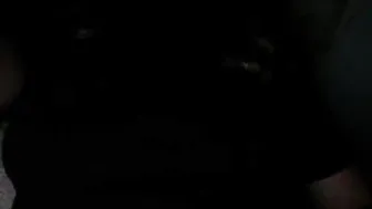 b_leable graceful devil with her palm rubs her vagina