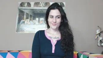 Erin Marie O'Keefe aka Goddess Green Eyed full skin pulls the cap with a phallus