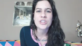 Erin Marie O'Keefe aka Goddess Green Eyed full skin pulls the cap with a phallus