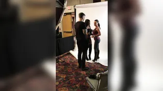 thereallisaan blonde takes off her stockings and daubs