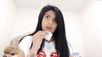 mia_hottie_ busty young lady erotically posing in a dress