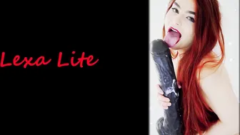 lexalite crazy slut shows off saggy tits