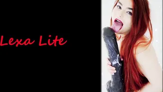 lexalite naughty babe fucks vagina sex toy
