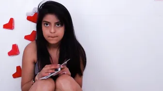 mia_hottie_ charming girl strips in front of the camera