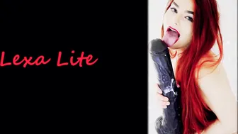 lexalite stocking babe shows elastic tits