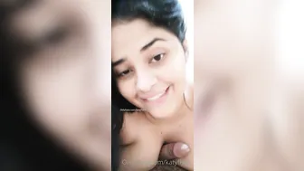 katyflyn big breasted passion rubs the body with oil